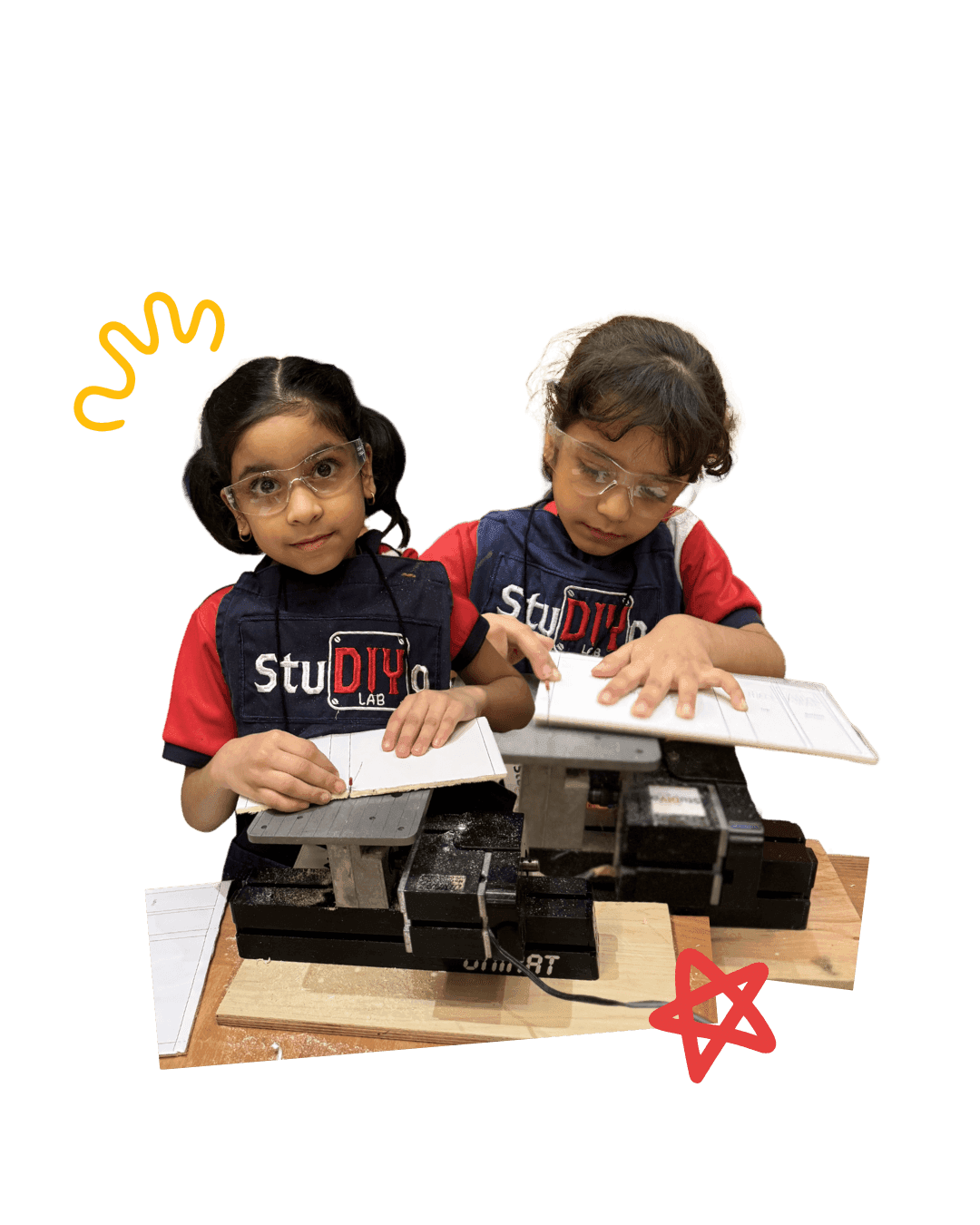 Students working in lab